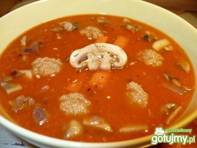 Pudliszkowy krem z pieczarką i szarłatem Pudliszkowy krem z pieczarką i szarłatem