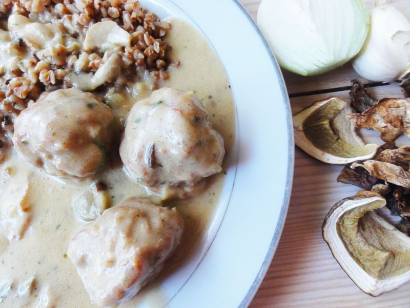 Pulpeciki w leśnym sosie