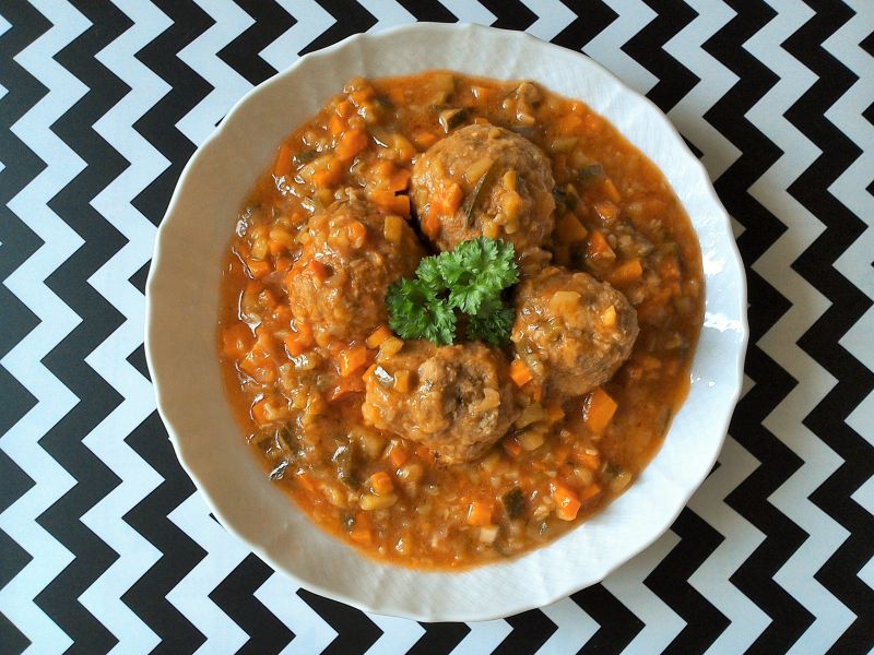 Pulpeciki w sosie cukiniowym