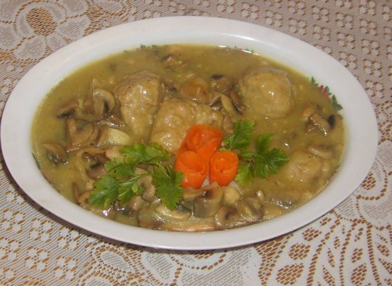 Pulpeciki w sosie pieczarkowym