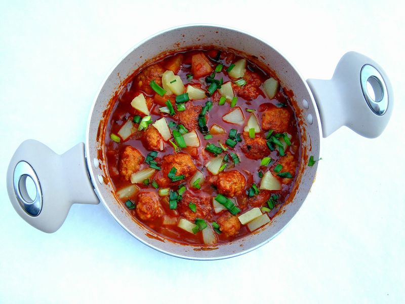 Pulpeciki w sosie słodko-kwaśnym Pulpeciki w sosie słodko-kwaśnym