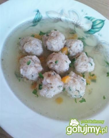 Pulpety mięsno-ryżowe do rosołu