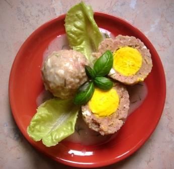 Pulpety nadziewane żółtkiem