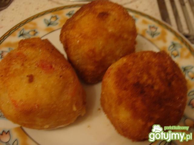 Pulpety ryżowe z curry i papryką Pulpety ryżowe z curry i papryką