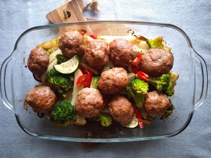 Pulpety z indyka z warzywami