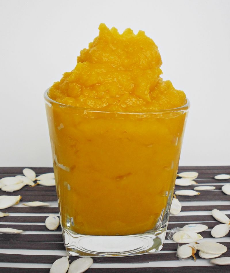 Pure z dyni gotowanej na parze Pure z dyni gotowanej na parze