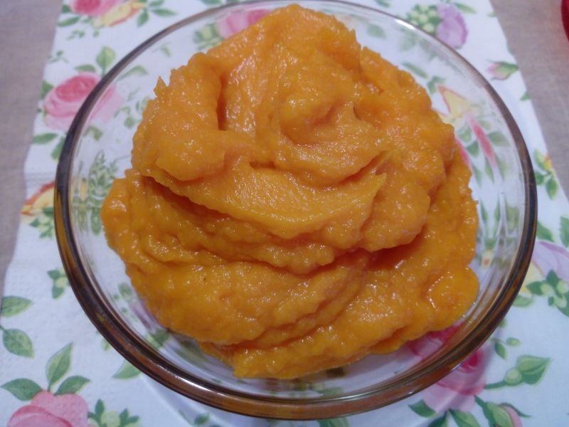 Puree z dyni na słodko  Puree z dyni na słodko