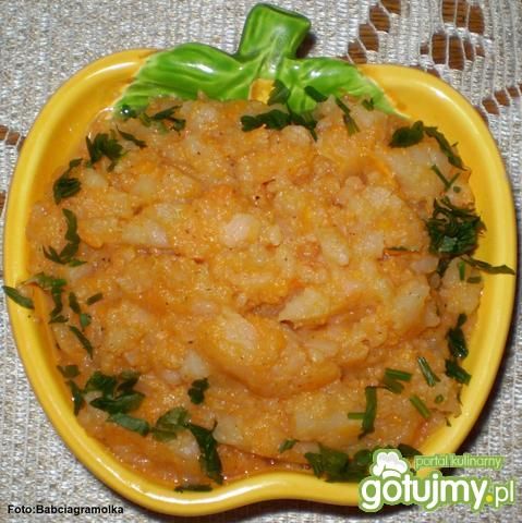 Puree z brukwi z kalarepką  Puree z brukwi z kalarepką