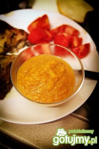 Puree z dyni z sosem gravy