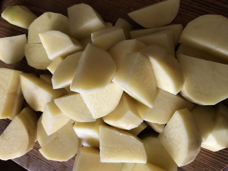 Puree z grillowanych ziemniaków