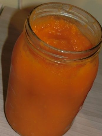 Puree z pieczonej dyni zwyczajnej