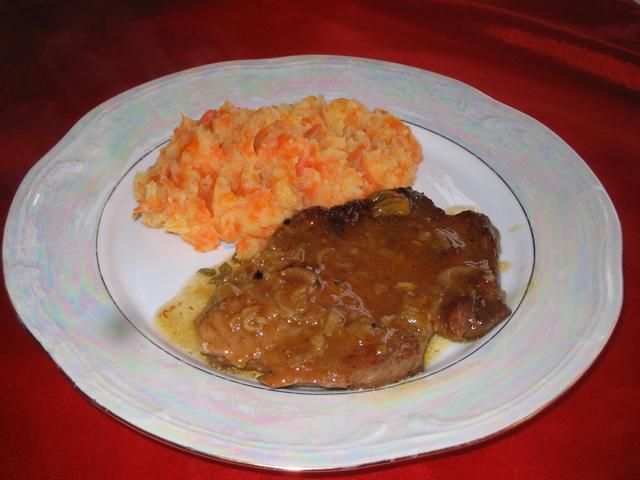 Puree z ziemniakow i marchewki