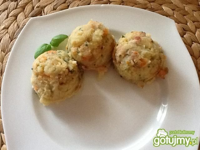 Puree ziemniaczane z boczkiem i marchewk Puree ziemniaczane z boczkiem i marchewk