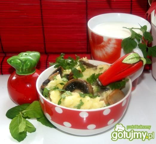 Puree ziemniaczane z pieczarkami 