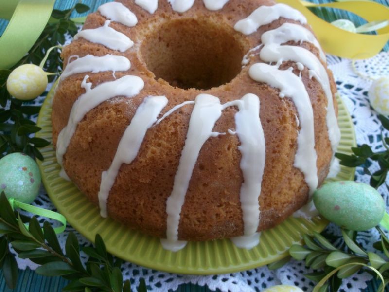 Puszysta babka z serkiem waniliowym Puszysta babka z serkiem waniliowym