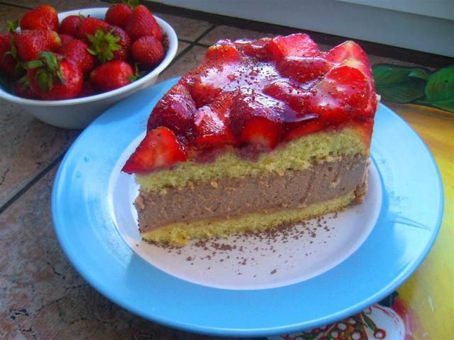 Puszysta pianka z truskawkami Puszysta pianka z truskawkami