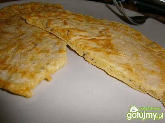 Puszysty omlet serowy - biszkoptowy