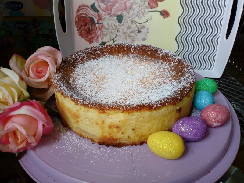 Puszysty sernik na krakersach Puszysty sernik na krakersach