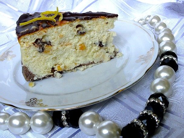 Puszysty sernik z kandyzowaną skórką Puszysty sernik z kandyzowaną skórką