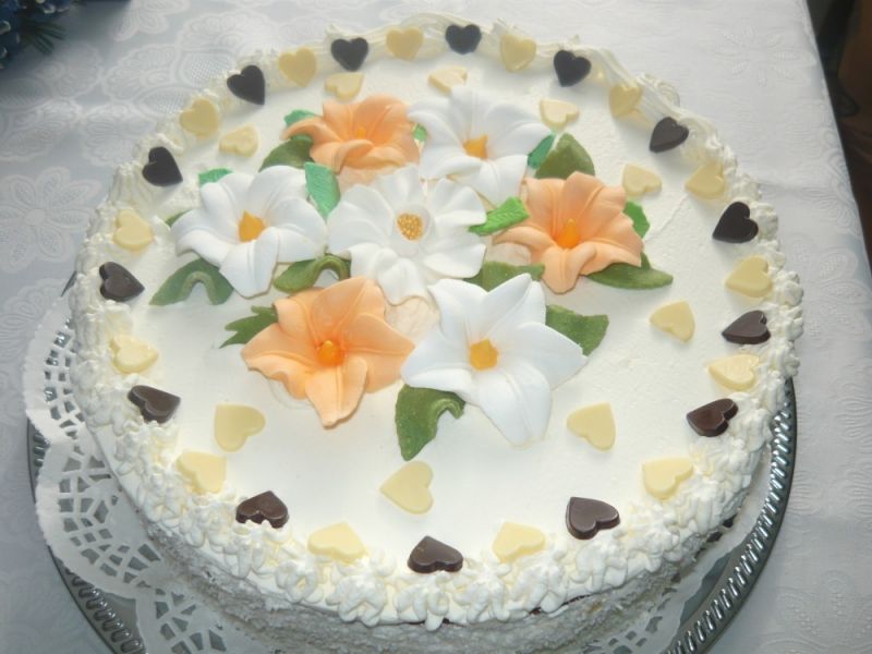 Puszysty tort rafaello Puszysty tort rafaello