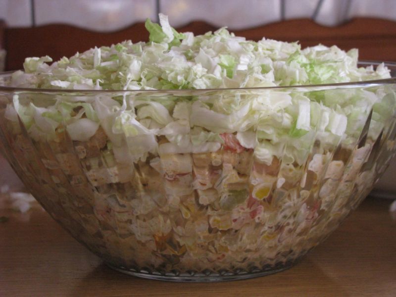 Pyszna sałatka "Gyros"