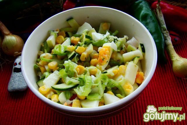 Pyszna sałatka porowa Pyszna sałatka porowa