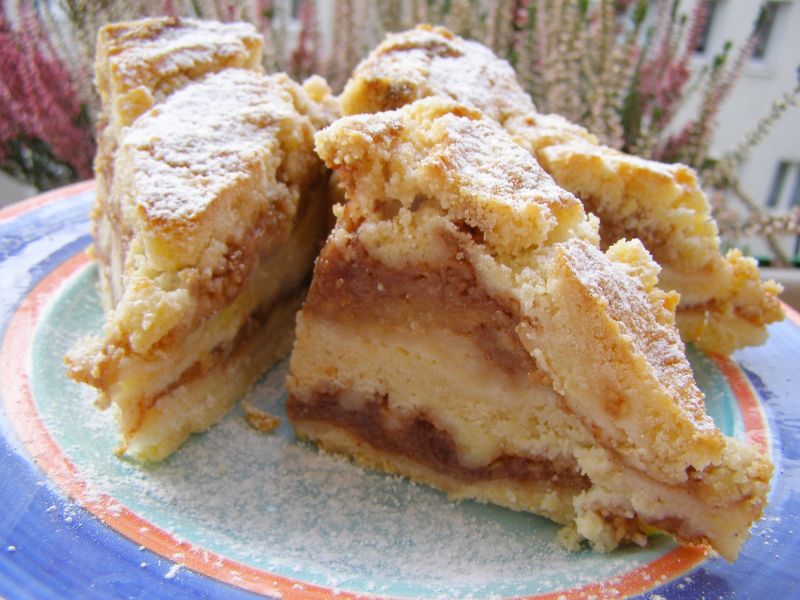 Pyszna szarlotka sypana