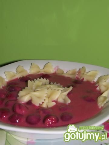 Pyszna zupa wiśniowa. Pyszna zupa wiśniowa.