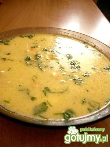 Pyszna zupka z serkami topionymi