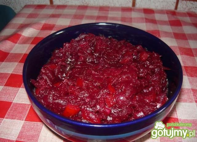 Pyszne buraki z papryką