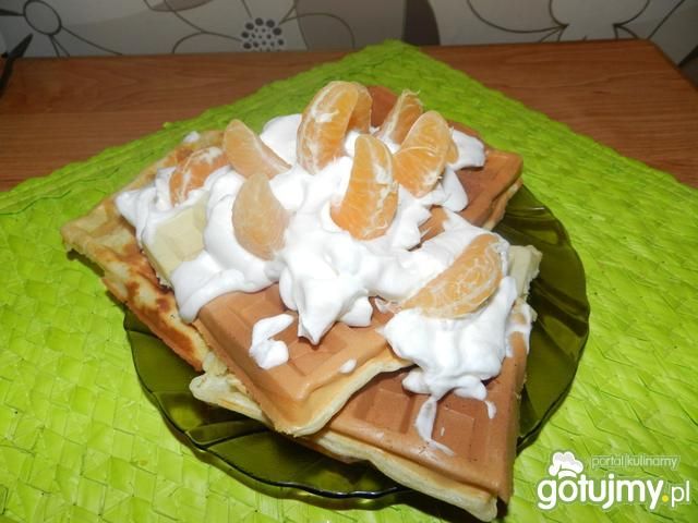 Pyszne chrupiące gofry. Pyszne chrupiące gofry.