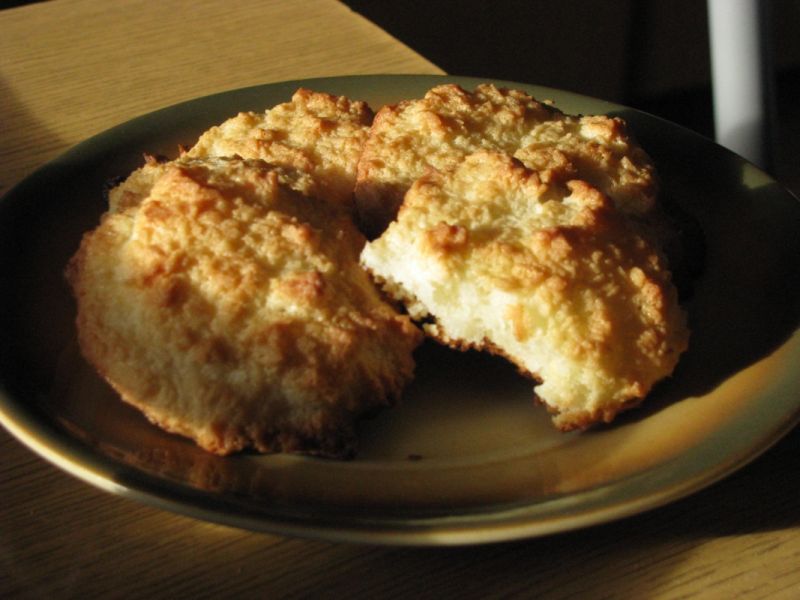 Pyszne ciasteczka kokosowe