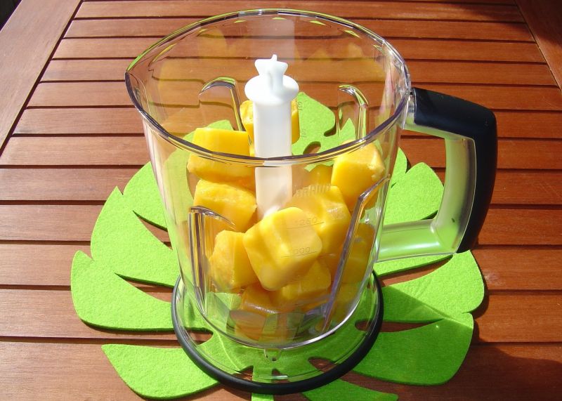 Pyszne i orzeźwiające lody mango