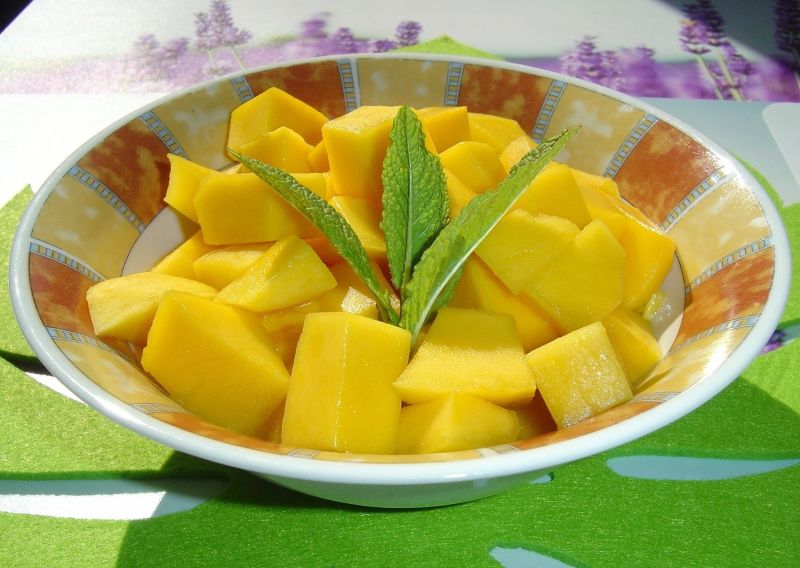 Pyszne i orzeźwiające lody mango