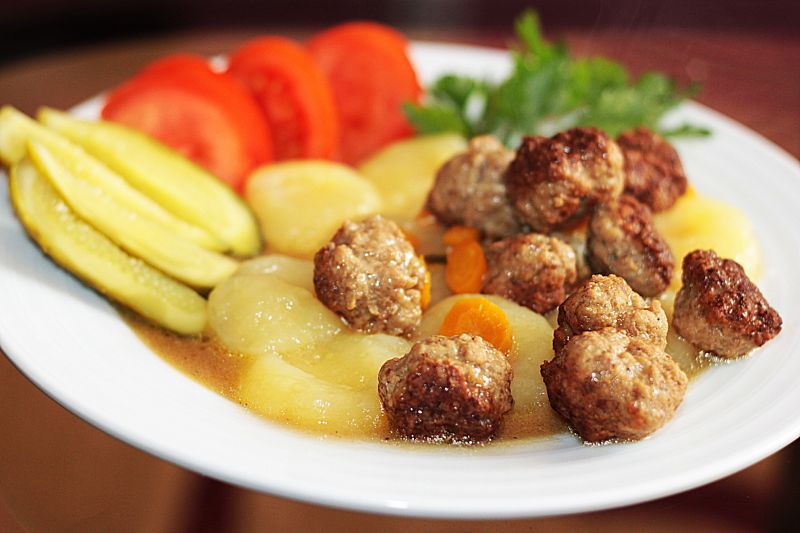 Pyszne klopsiki w sosie musztardowym