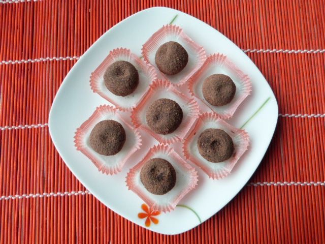 Pyszne miętowe trufelki