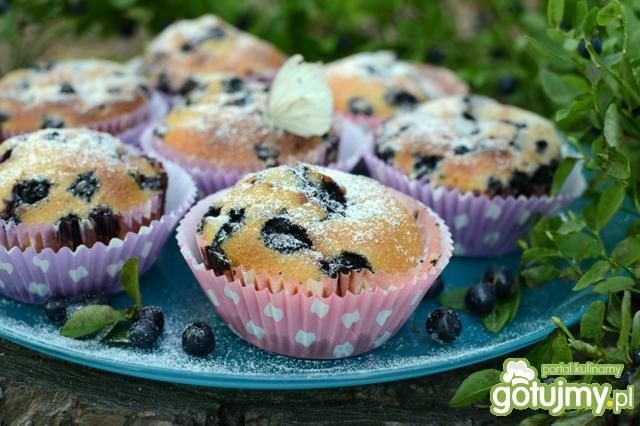 Pyszne muffinki z jagodami Pyszne muffinki z jagodami