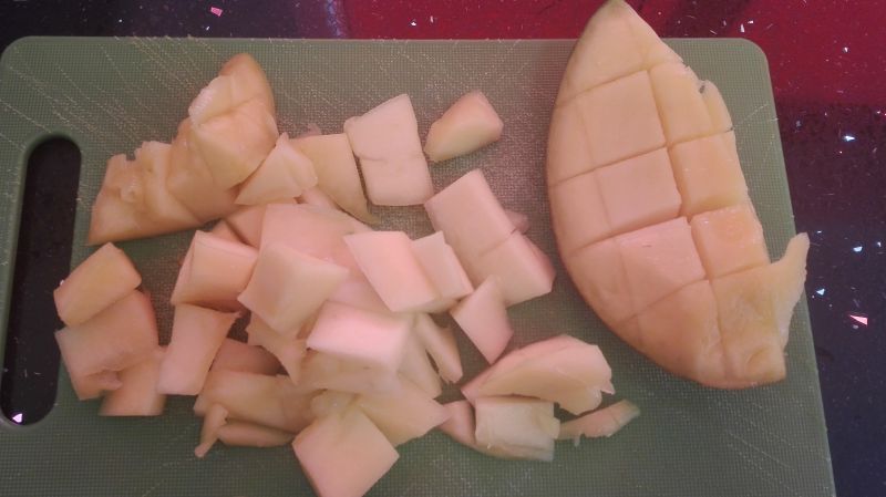 Pyszne smoothie z miętowe z mango