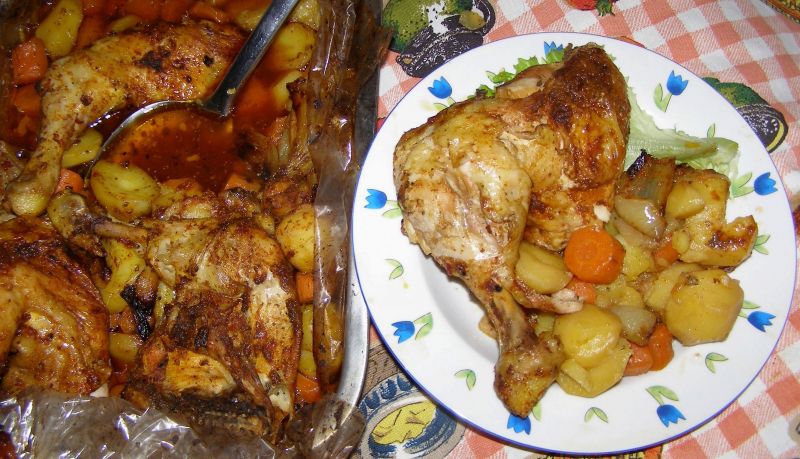 Pyszne udka czyli danie jednoworkowe z piekarnika