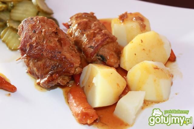 Pyszne zrazy z dodatkami  Pyszne zrazy z dodatkami