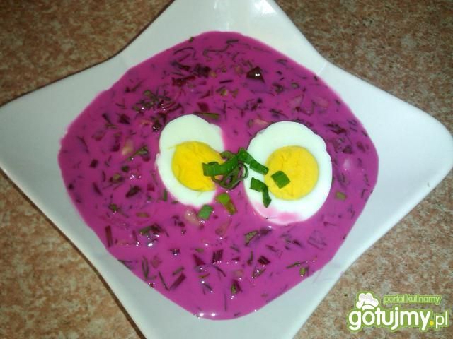 Pyszny chłodnik z botwinki Pyszny chłodnik z botwinki