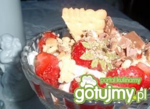 Pyszny deser z sernikowy