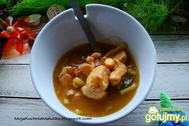 Pyszny drobiowy gulasz z warzywami  Pyszny drobiowy gulasz z warzywami