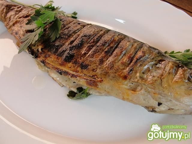 Pyszny grillowany pstrąg Pyszny grillowany pstrąg