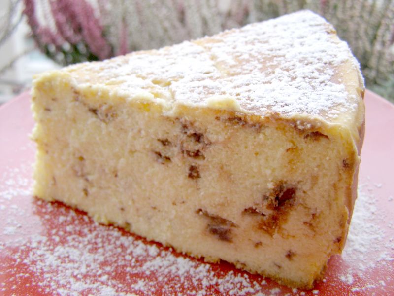 Pyszny sernik bez spodu z mieszanką czekoladową