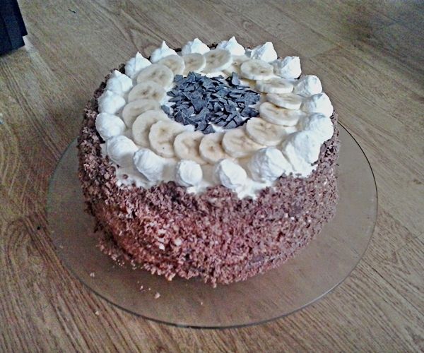 Pyszny tort bananowy 