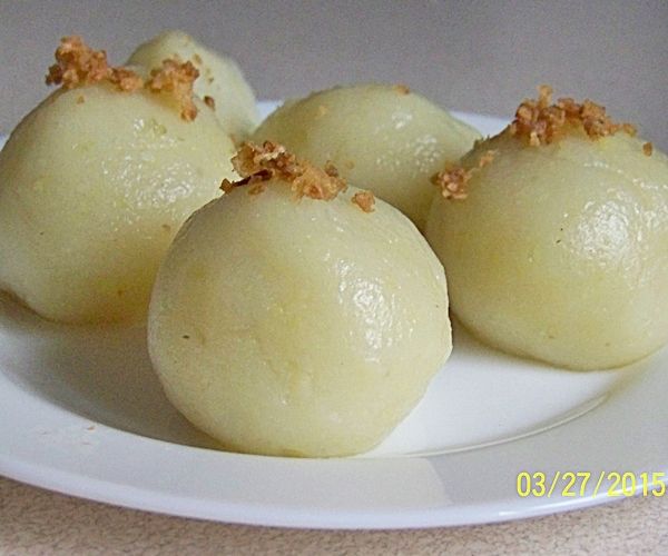 Pyzy z gotowanych ziemniaków