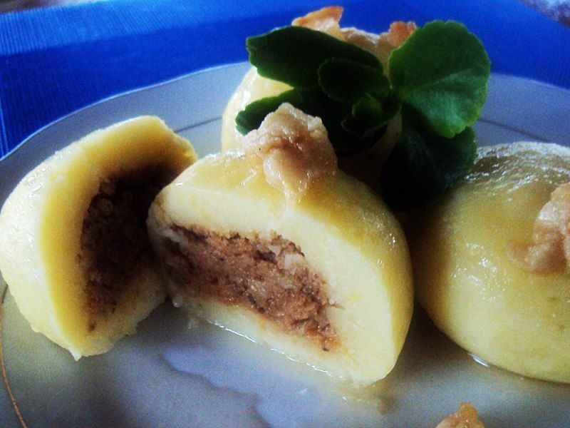 Pyzy z mięsem mielonym