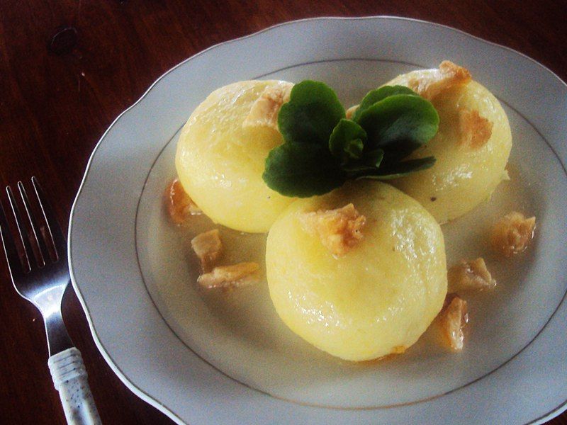 Pyzy z mięsem mielonym