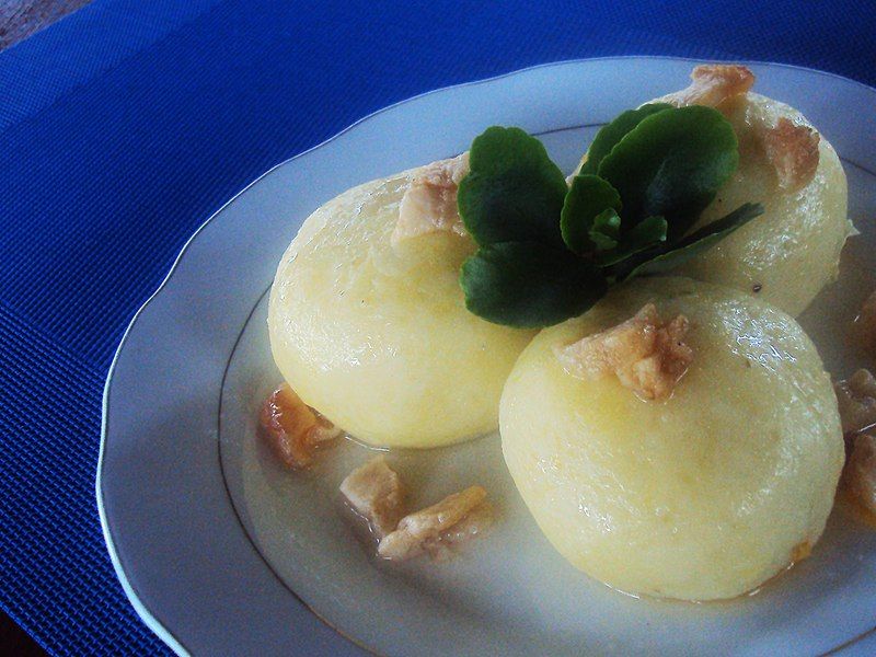 Pyzy z mięsem mielonym